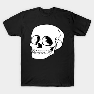 Cracked simple Skull T-Shirt